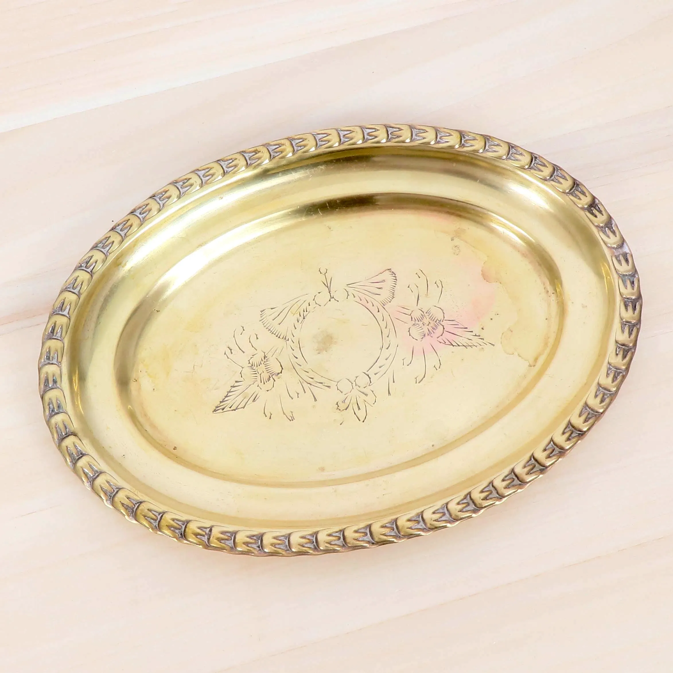 Custom Engraved Brass Plate – Handmade Brass Plates in Pure Brass from India