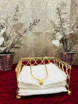 Brass Napkin Holder for Dining Table
