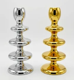 Modern Sculptural Metal Candle Holder for Wholesale